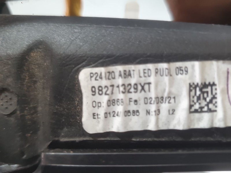 Recambio de retrovisor izquierdo para peugeot 2008 ii (ud_, us_, uy_, uj_, ur_, uc_) 1.5 bluehdi 110 (udyhsk) referencia OEM IAM