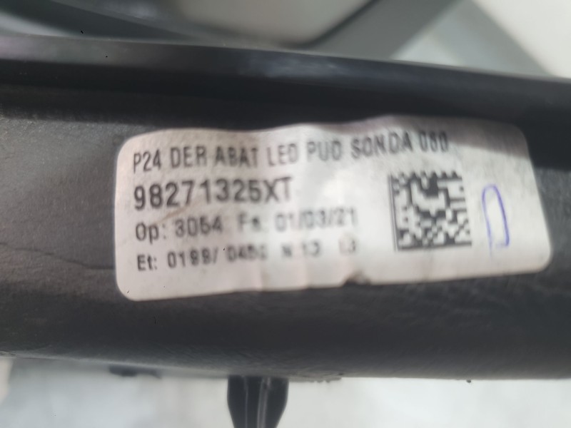 Recambio de retrovisor derecho para peugeot 2008 ii (ud_, us_, uy_, uj_, ur_, uc_) 1.5 bluehdi 110 (udyhsk) referencia OEM IAM 9