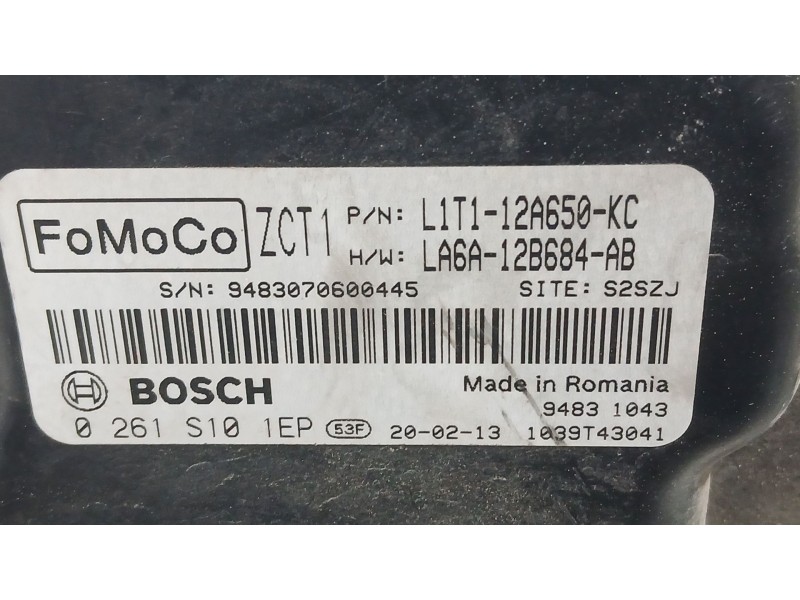Recambio de centralita motor uce para ford puma (j2k, cf7) 1.0 ecoboost mhev referencia OEM IAM SVLX6A12A650VA  