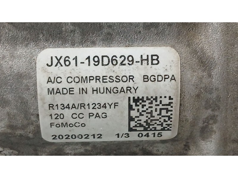 Recambio de compresor aire acondicionado para ford puma (j2k, cf7) 1.0 ecoboost mhev referencia OEM IAM 2469393  
