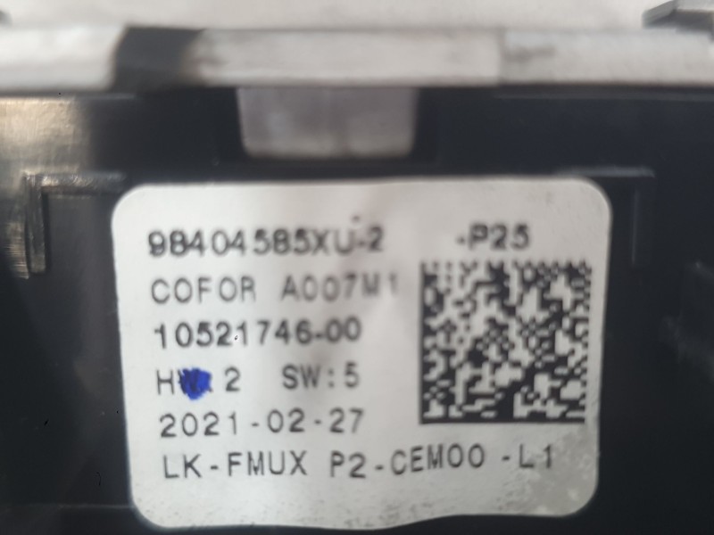 Recambio de mando multifuncion para peugeot 2008 ii (ud_, us_, uy_, uj_, ur_, uc_) 1.5 bluehdi 110 (udyhsk) referencia OEM IAM  