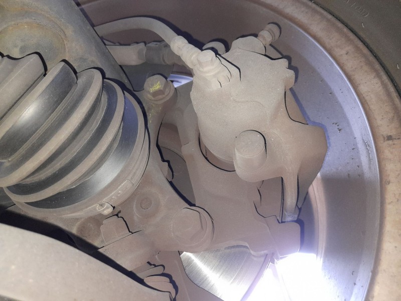 Recambio de pinza freno delantera izquierda para volkswagen tiguan (5n_) 2.0 tdi referencia OEM IAM 5N0615123  