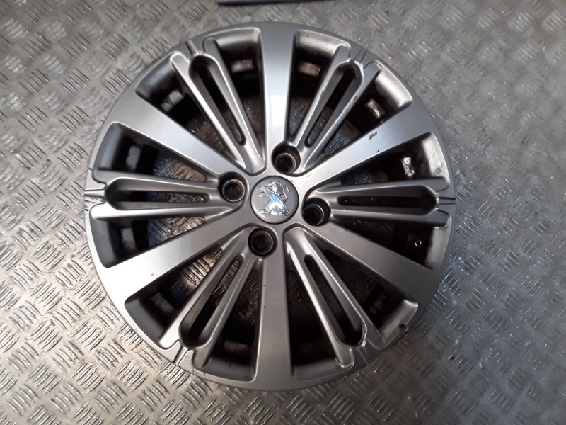 Recambio de juego llantas aluminio para peugeot 208 i (ca_, cc_) 1.2 vti 82 referencia OEM IAM 6X16 4TORN ET23 ROZADAS ALUMINIO