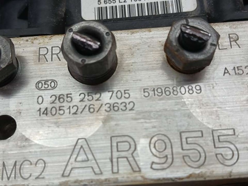 Recambio de abs para alfa romeo mito (145) basis referencia OEM IAM 51968089 0265252705 BOSCH