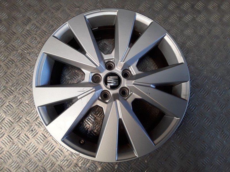 Recambio de llanta aluminio para seat arona (kj7, kjp) 1.0 tsi referencia OEM IAM 6.5X17 5 TORN ET48 ROZADA ALUMINIO