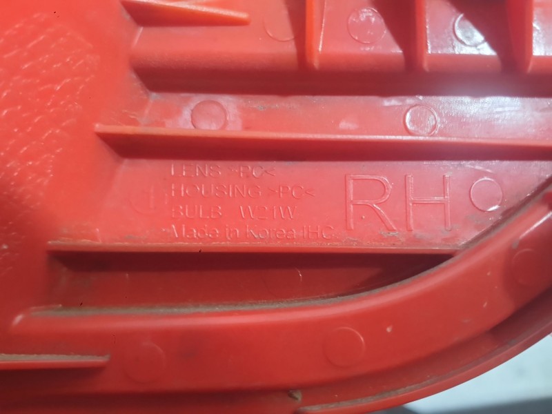 Recambio de piloto trasero derecho paragolpes para opel mokka / mokka x (j13) 1.4 lpg (_76) referencia OEM IAM 42503032  