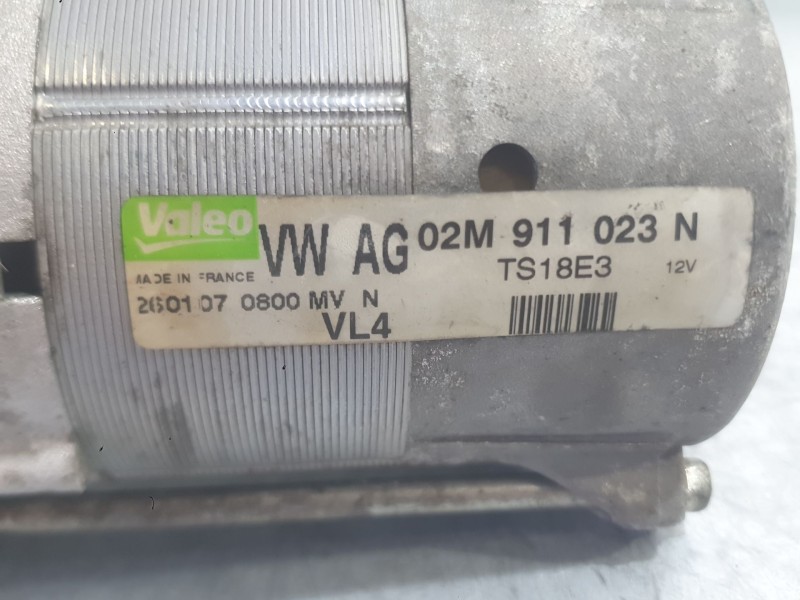 Recambio de motor arranque para audi a3 sportback (8pa) 2.0 tdi 16v referencia OEM IAM 02M911023PX  
