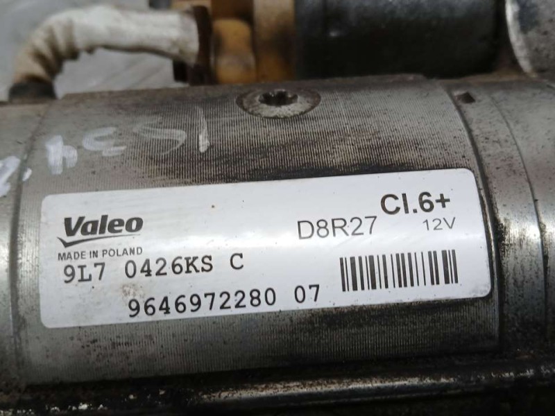 Recambio de motor arranque para peugeot 5008 gt line referencia OEM IAM 9646972280 D8R27 VALEO