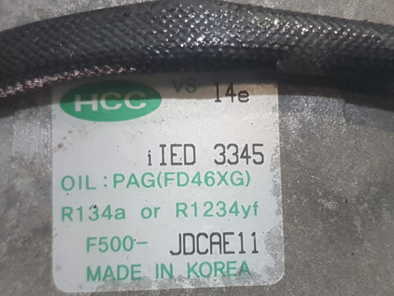 Recambio de compresor aire acondicionado para hyundai i30 (gd) 1.4 referencia OEM IAM 97701G4100 F500JDCAE11 