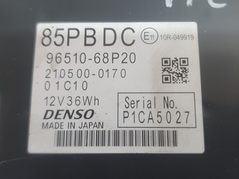 Recambio de bateria para suzuki swift v (az) 1.0 shvs (a2l310) referencia OEM IAM 9651068P20  