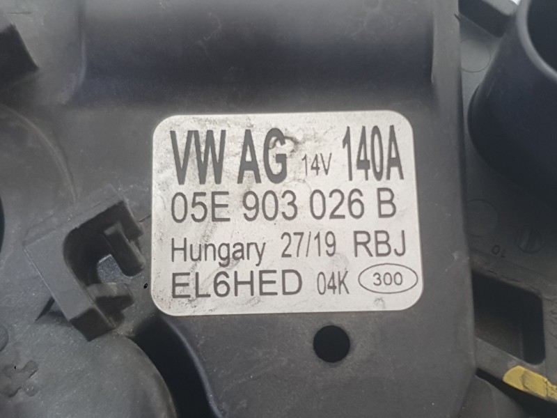 Recambio de alternador para seat ibiza v (kj1, kjg) 1.0 tsi referencia OEM IAM 04E903015HX 04E903015H 
