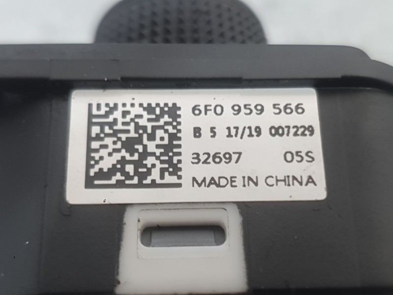 Recambio de mando retrovisor para seat ibiza v (kj1, kjg) 1.0 tsi referencia OEM IAM 6F0959566WHI  