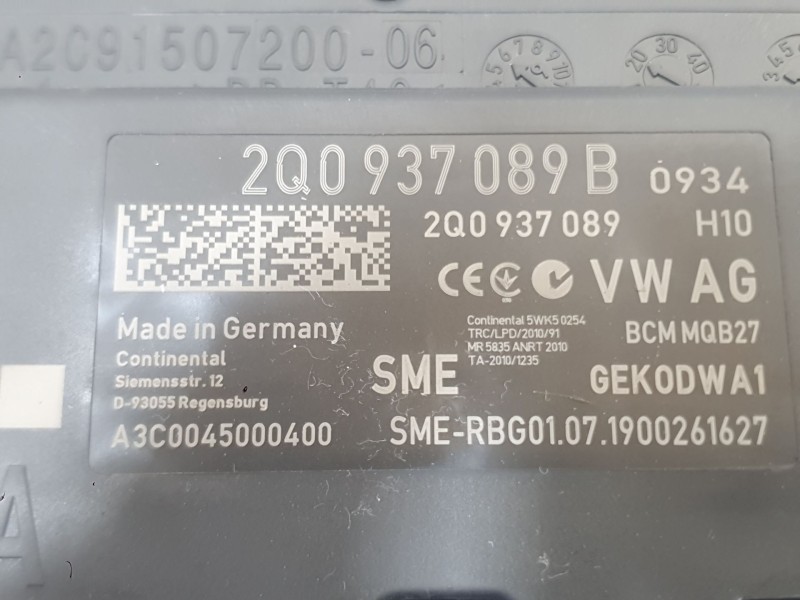 Recambio de caja reles / fusibles para seat ibiza v (kj1, kjg) 1.0 tsi referencia OEM IAM 2Q0941828E  