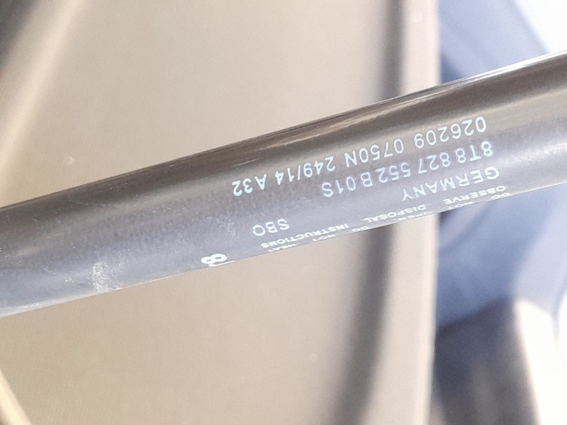 Recambio de amortiguadores maletero / porton para audi a5 sportback (8ta) 2.0 tdi referencia OEM IAM 8T8827552B  