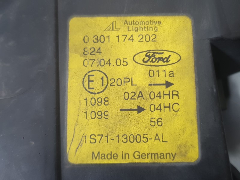 Recambio de faro derecho para ford mondeo iii (b5y) 2.2 tdci referencia OEM IAM 1435619  