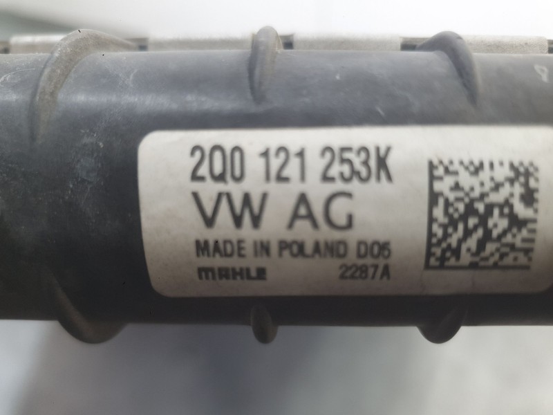 Recambio de radiador agua para seat arona (kj7, kjp) 1.0 tsi referencia OEM IAM 2Q0121253K  