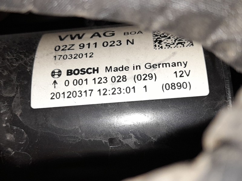 Recambio de motor arranque para seat ibiza iv (6j5, 6p1) 1.6 tdi referencia OEM IAM 02Z911024HX  