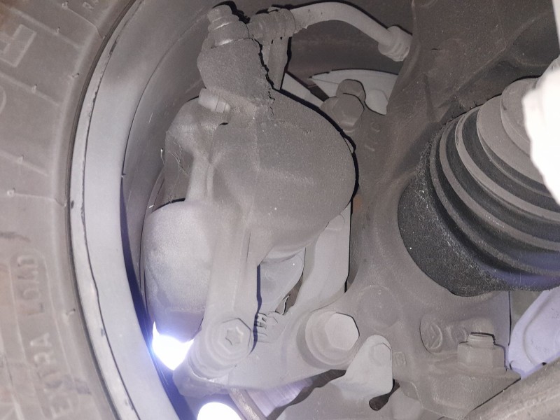 Recambio de pinza freno delantera derecha para citroën berlingo furgoneta/monovolumen (k9) e-berlingo referencia OEM IAM 1635221