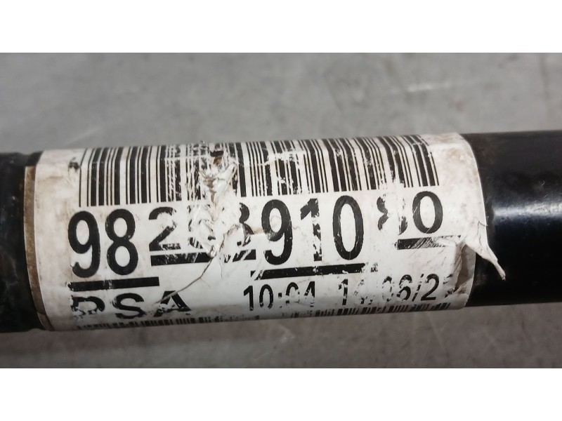Recambio de transmision delantera izquierda para opel corsa f (p2jo) 1.2 (68) referencia OEM IAM 9825391080 1647577280 