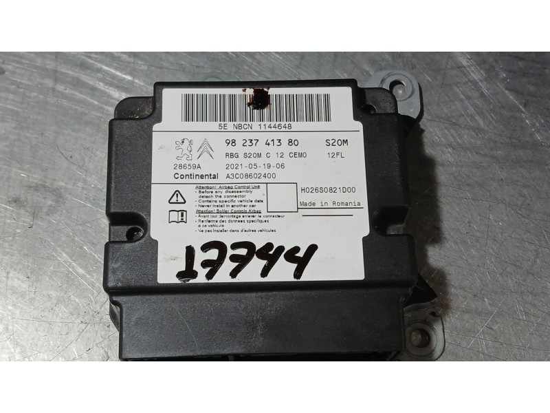 Recambio de kit airbag para opel corsa f (p2jo) 1.2 (68) referencia OEM IAM 98301367ZD C/ SALPICADERO SIN PRETENSORES 98301367ZD