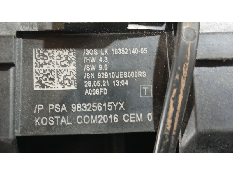 Recambio de mando luces y limpia para opel corsa f (p2jo) 1.2 (68) referencia OEM IAM 98426955YX  