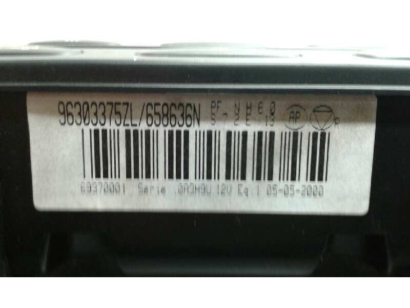 Recambio de mando climatizador para peugeot 406 berlina (s1/s2) 2.0 hdi referencia OEM IAM 658636N  96303375ZL