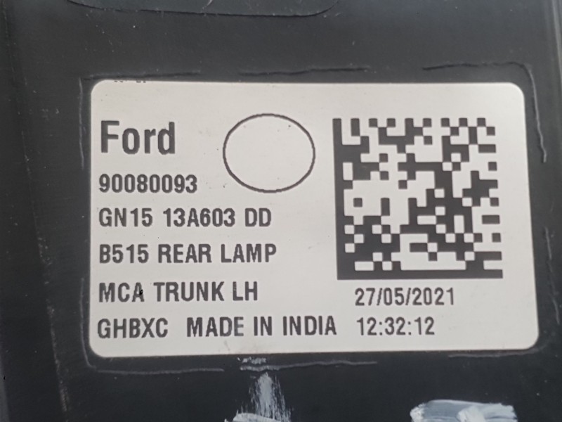 Recambio de piloto trasero izquierdo interior para ford ecosport 1.0 ecoboost referencia OEM IAM 2333290 GN1513A603DD 