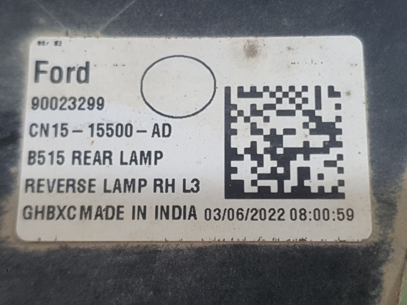 Recambio de piloto trasero derecho paragolpes para ford ecosport 1.0 ecoboost referencia OEM IAM CN1515500AD  