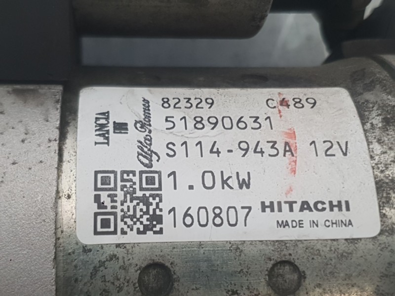 Recambio de motor arranque para fiat tipo hatchback (356_, 357_) 1.4 (356hxa1b) referencia OEM IAM 71794760  