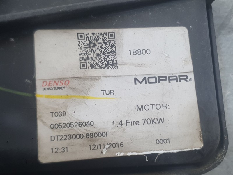 Recambio de electroventilador para fiat tipo hatchback (356_, 357_) 1.4 (356hxa1b) referencia OEM IAM 0000052052605  