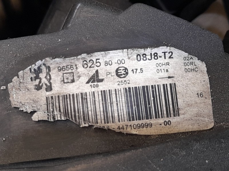 Recambio de faro izquierdo para peugeot 308 i (4a_, 4c_) 1.6 16v referencia OEM IAM 1627682480  