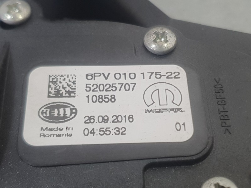 Recambio de potenciometro pedal para fiat tipo hatchback (356_, 357_) 1.4 (356hxa1b) referencia OEM IAM 52025707  