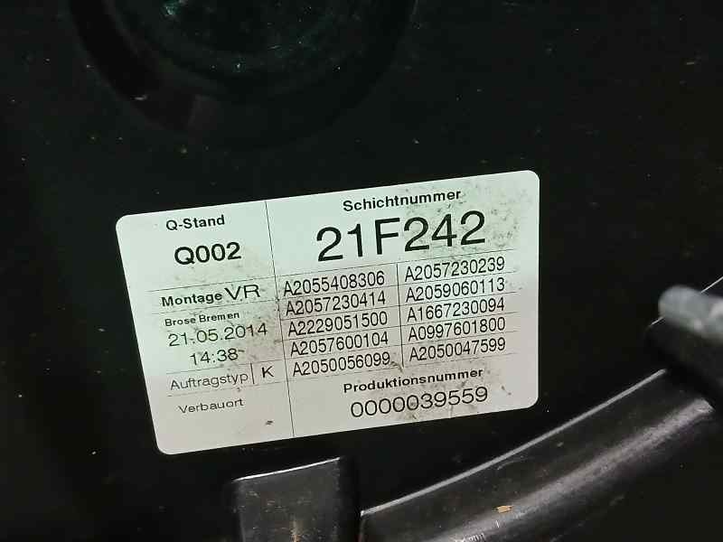 Recambio de elevalunas delantero derecho para mercedes-benz clase c (w205) lim. c 220 bluetec referencia OEM IAM A2055408306  EL