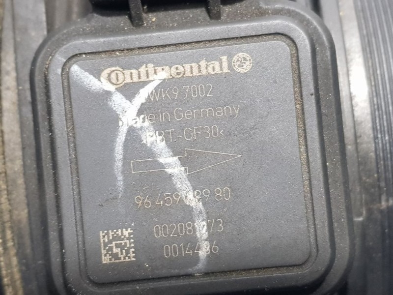 Recambio de caudalimetro para peugeot 508 business line referencia OEM IAM 9645948980 5WK97002 CONTINENTAL