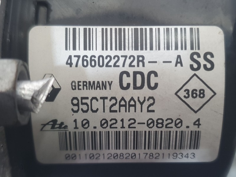 Recambio de abs para renault scénic iii (jz0/1_) 1.5 dci referencia OEM IAM 476604075R  