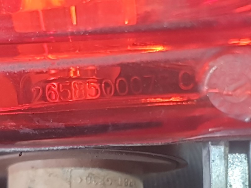 Recambio de piloto trasero izquierdo paragolpes para renault scénic iii (jz0/1_) 1.5 dci referencia OEM IAM 265850007R  