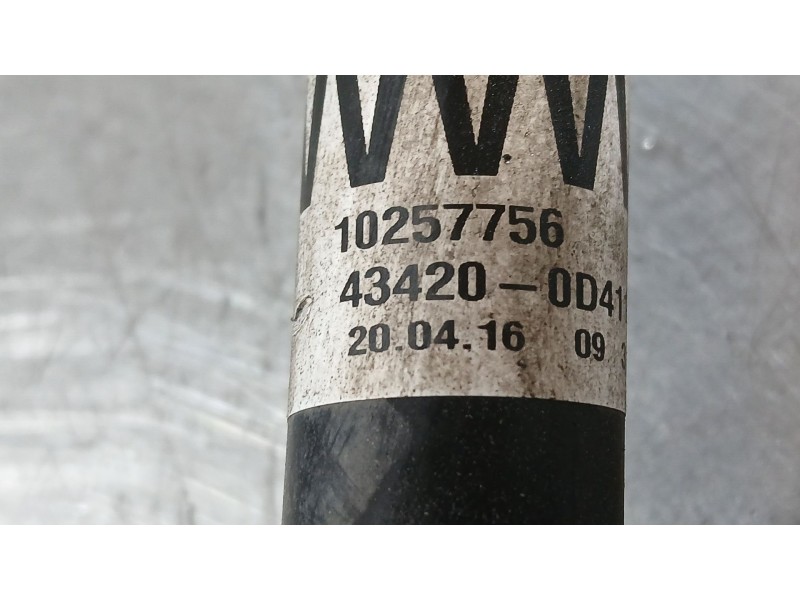 Recambio de transmision delantera izquierda para toyota yaris (_p13_) 1.5 (nsp131_) referencia OEM IAM 434200D411  