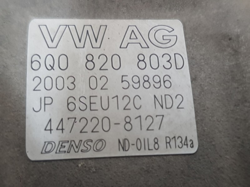 Recambio de compresor aire acondicionado para seat ibiza iii (6l1) 1.4 16v referencia OEM IAM   