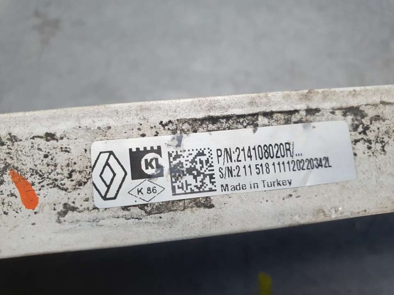 Recambio de radiador agua adicional para renault clio v business referencia OEM IAM 214108020R  