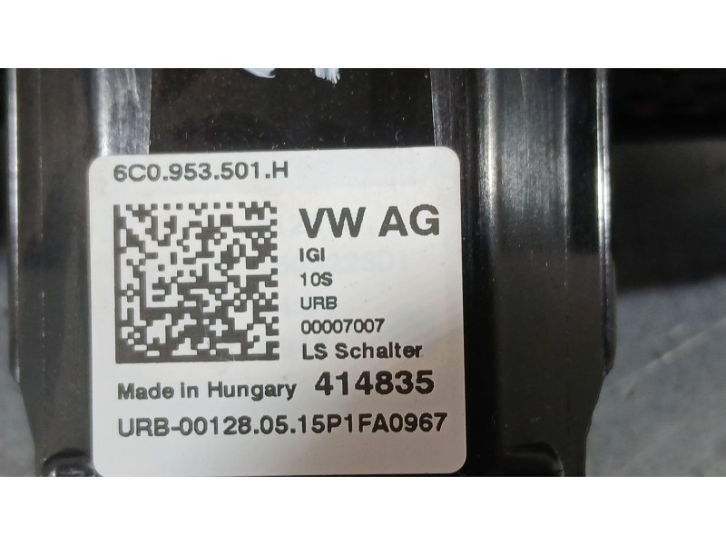 Recambio de mando luces y limpia para skoda fabia iii (nj3) 1.4 tdi referencia OEM IAM 6C0953513CIGI  