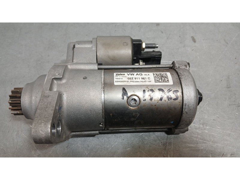 Recambio de motor arranque para skoda fabia iii (nj3) 1.4 tdi referencia OEM IAM 02Z911021KX  