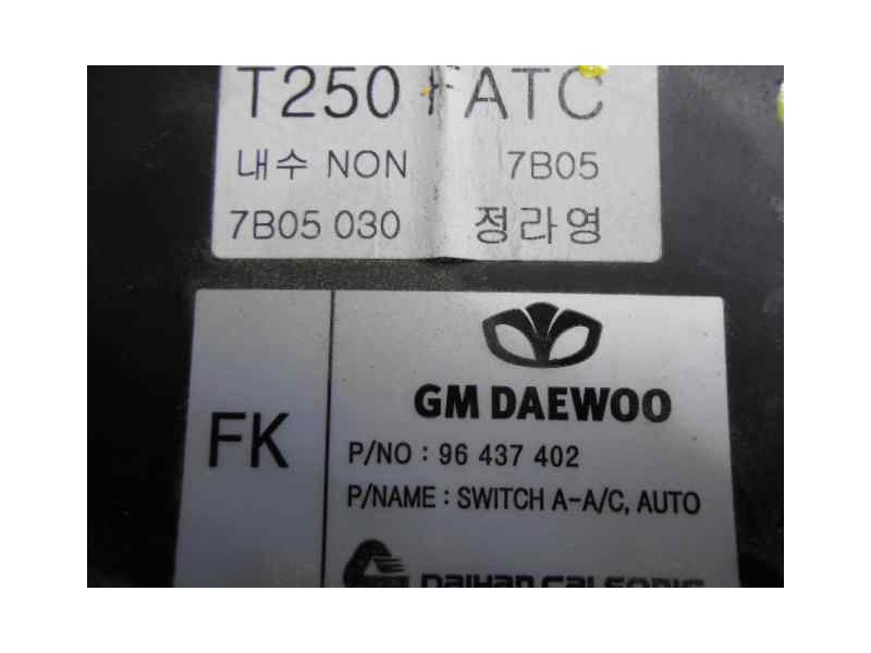 Recambio de mando climatizador para chevrolet aveo lt referencia OEM IAM 96437402 T250FATC DAIHAN CALSONIC