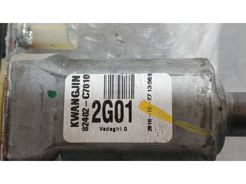 Recambio de elevalunas delantero derecho para hyundai i20 ii (gb, ib) 1.2 referencia OEM IAM 82402C7010 2 PINS 