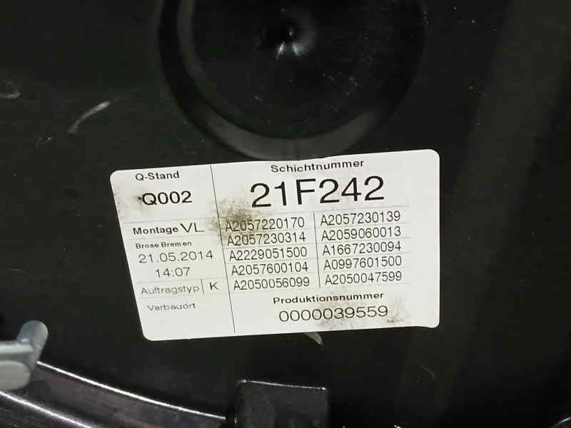 Recambio de elevalunas delantero izquierdo para mercedes-benz clase c (w205) lim. c 220 bluetec referencia OEM IAM A2057220170  