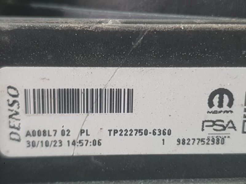 Recambio de electroventilador para jeep avenger (fh1) avenger t-gdi cat referencia OEM IAM 9827752980  