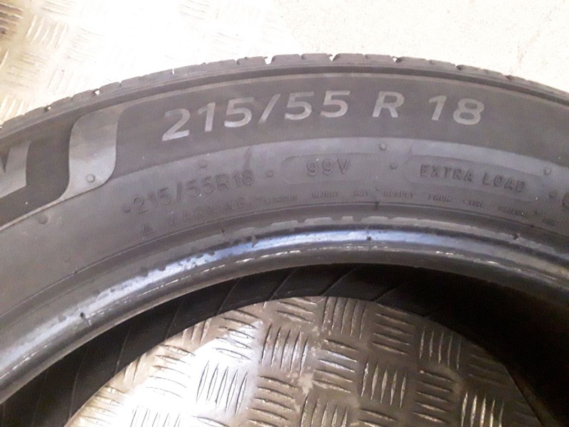 Recambio de neumatico pareja para neumaticos reutilizados - referencia OEM IAM 215551899V MICHELIN 215/55/18/99V