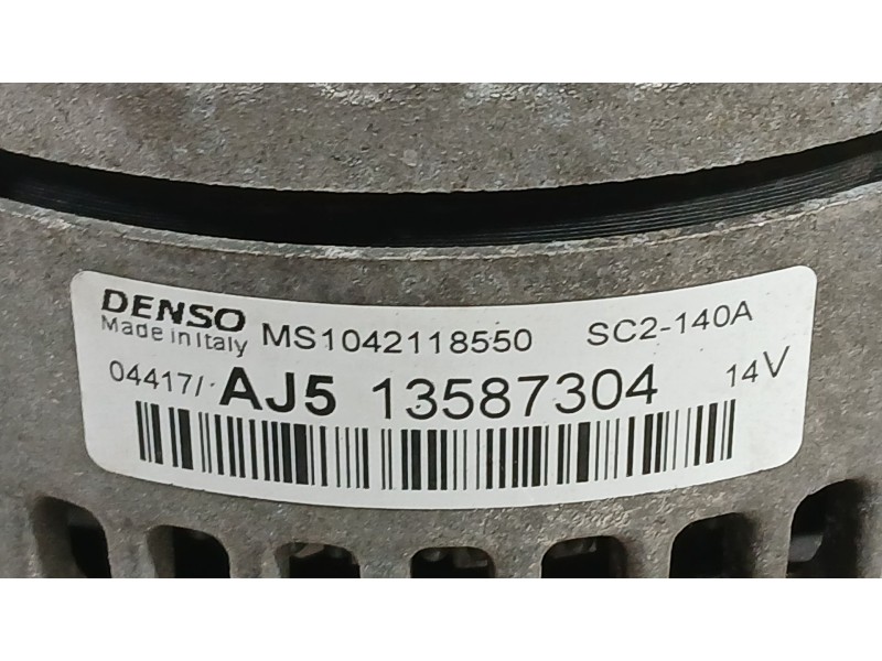 Recambio de alternador para opel astra k sports tourer (b16) 1.6 cdti (35) referencia OEM IAM 13587304  