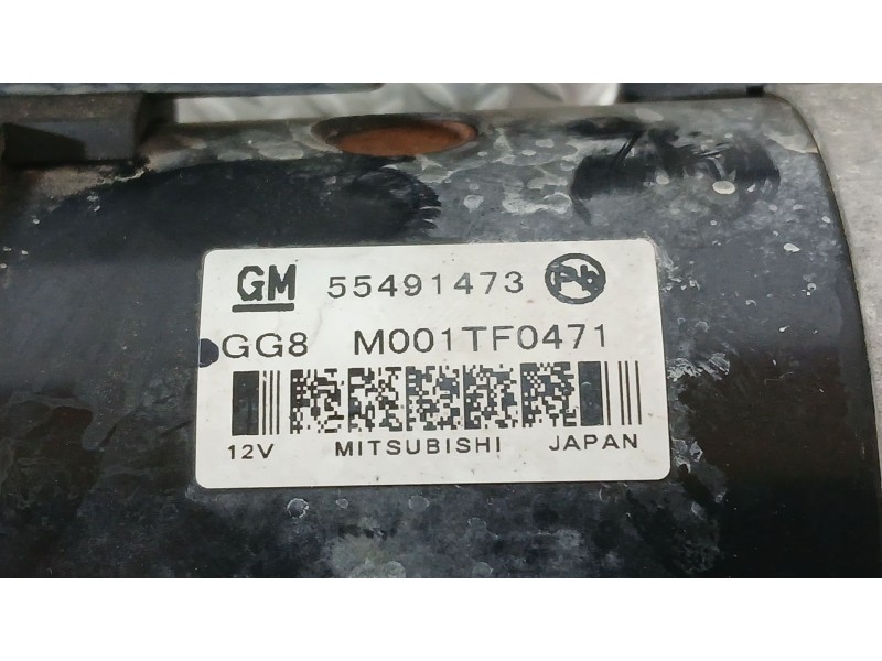 Recambio de motor arranque para opel astra k sports tourer (b16) 1.6 cdti (35) referencia OEM IAM 55491473 MITSUBISHI M001TF0471