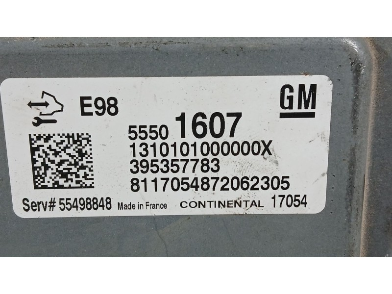 Recambio de centralita motor uce para opel astra k sports tourer (b16) 1.6 cdti (35) referencia OEM IAM   