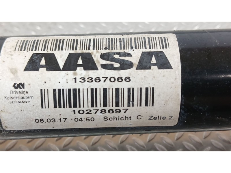 Recambio de transmision delantera derecha para opel astra k sports tourer (b16) 1.6 cdti (35) referencia OEM IAM 13367066  